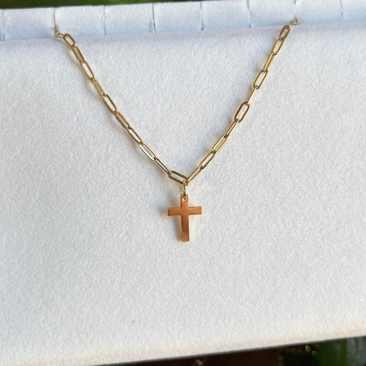 The Cornerstone Cross Necklace
