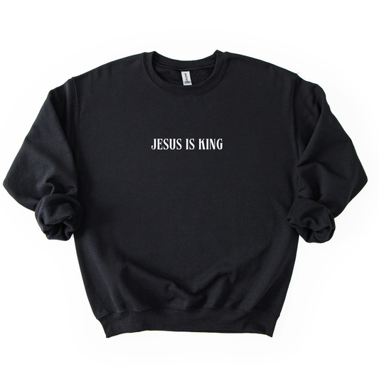 JESUS IS KING Crew Sweatshirt