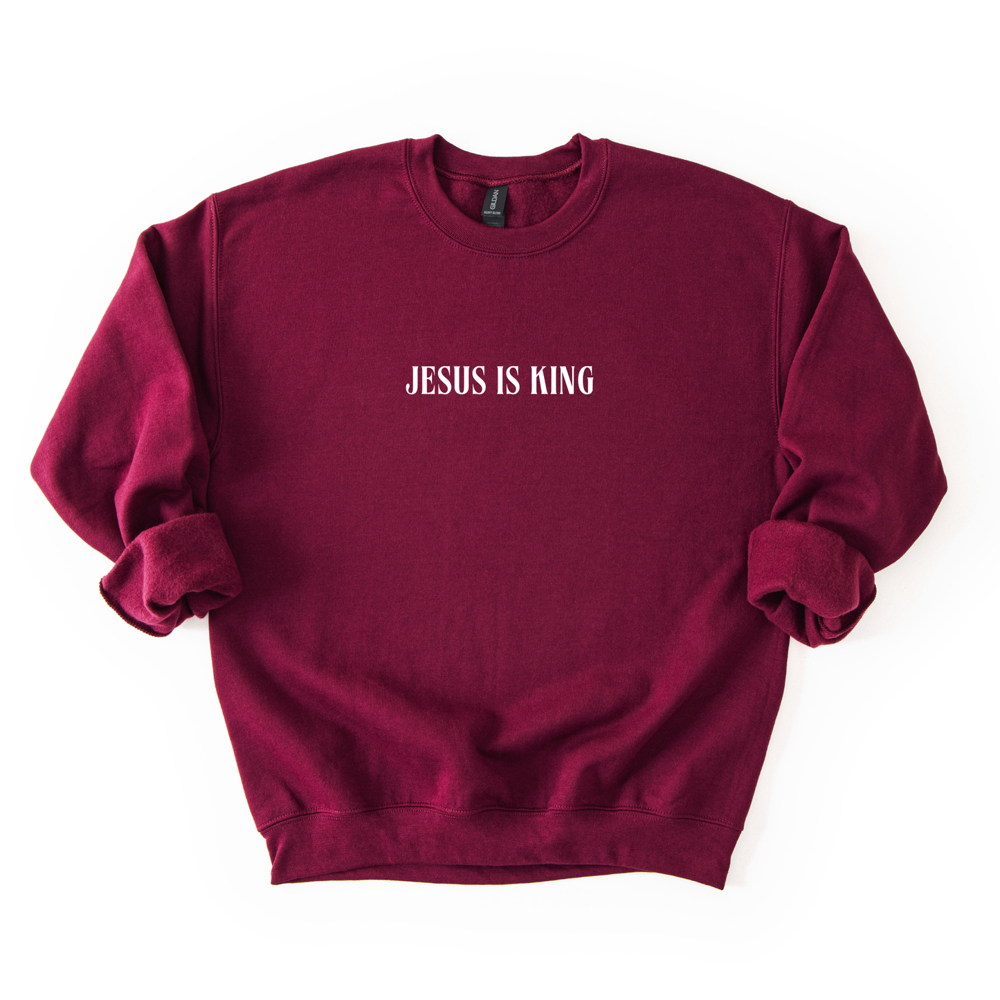 JESUS IS KING Crew Sweatshirt