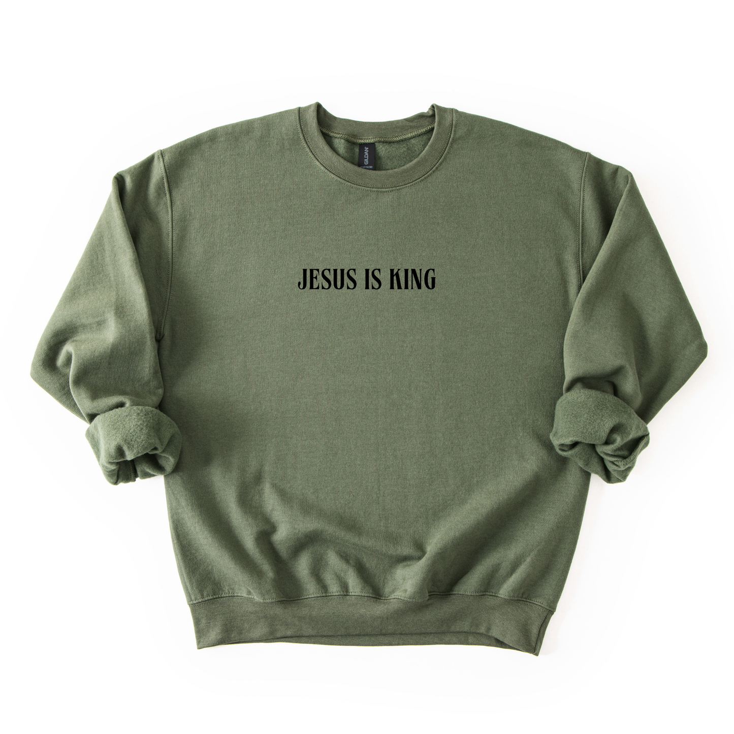JESUS IS KING Crew Sweatshirt