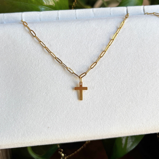 The Cornerstone Cross Necklace