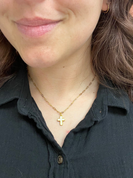 The Radiant Cross Necklace
